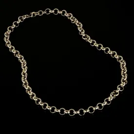 10mm Gold Filled Bonded Classic Belcher Chain 16 Inches