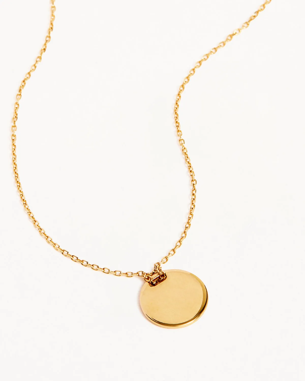 14k Solid Gold Forever And Always Engravable Small Necklace