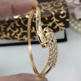 Aamrapali Gold Plated American Diamond Bangle