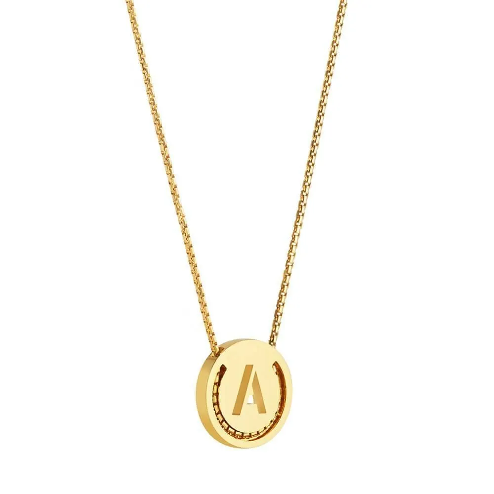 ABC's - A 18K Gold Plated Necklace