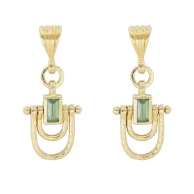 Allegra Apatite Gold Earrings