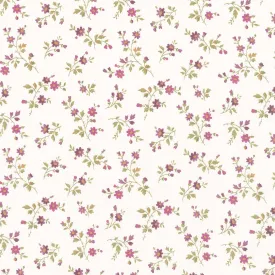 Anne of Green Gables - Floral Stems Cream Yardage