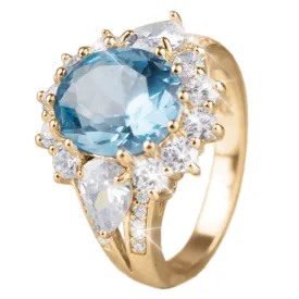 Antalya Aquamarine Ring