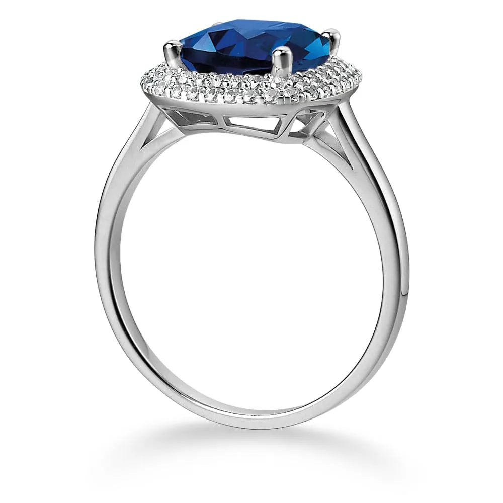 Blue Moon of Josephine Ring