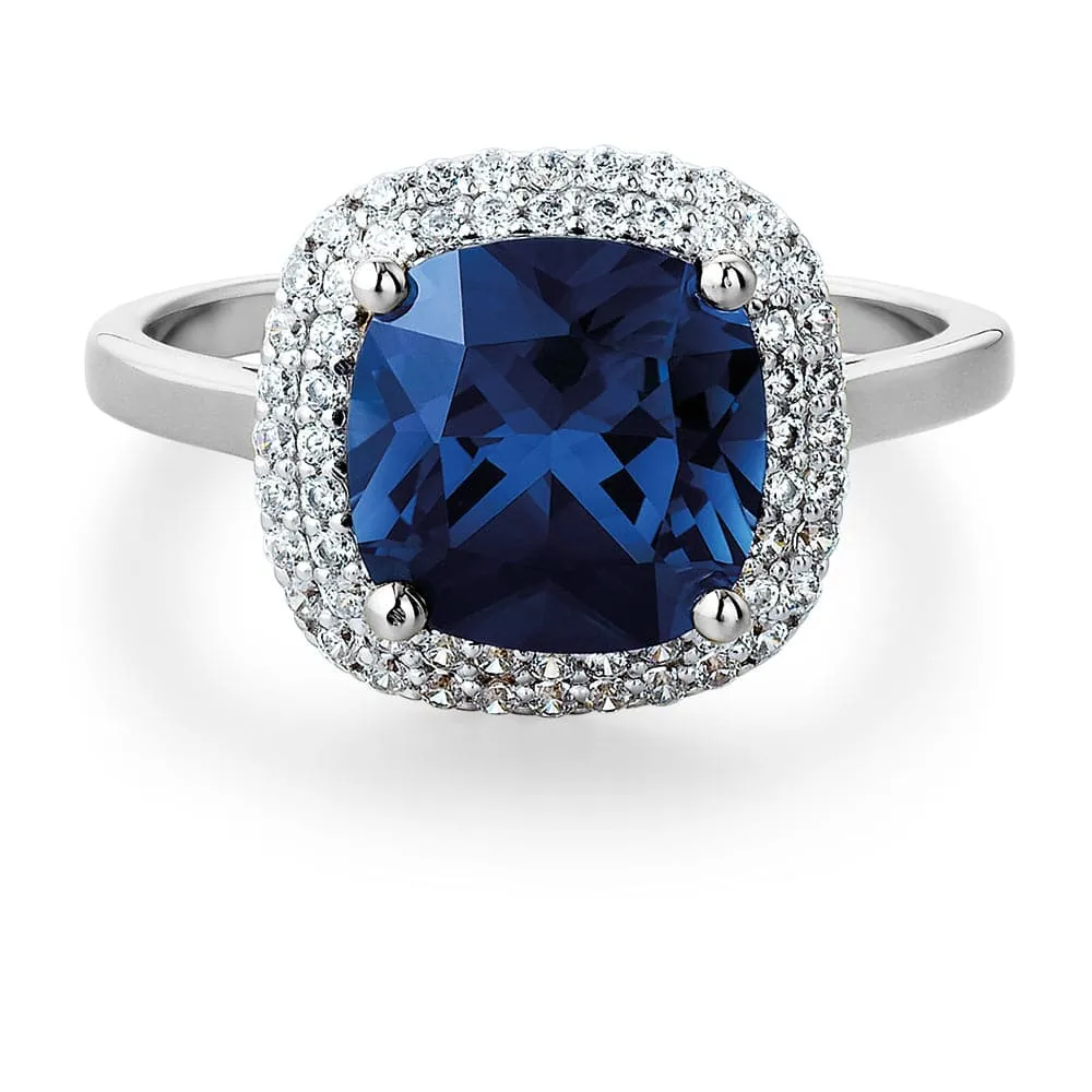 Blue Moon of Josephine Ring