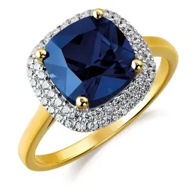 Blue Moon of Josephine Ring