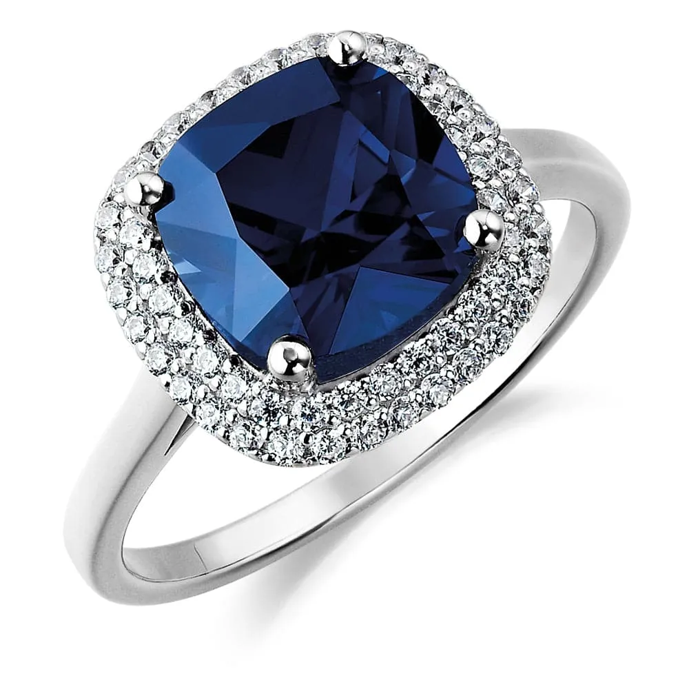 Blue Moon of Josephine Ring