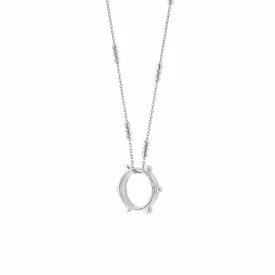 Bobble Eternity Necklace Sterling Silver