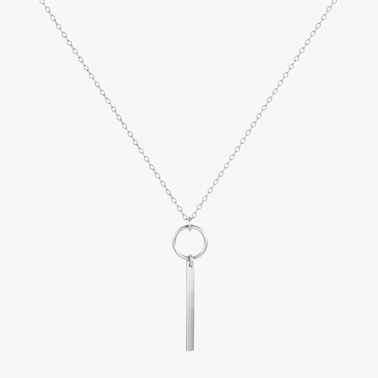 Circle Bar Necklace