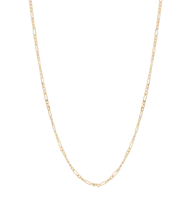 Collier Figaro Chain Necklace 14K