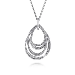 Gabriel & Co teardrop Pendant Necklace