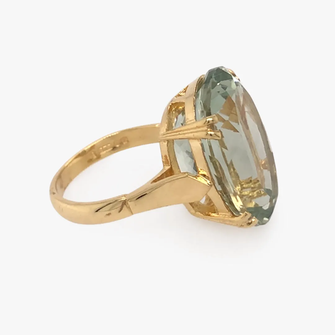 Green Amethyst Ring