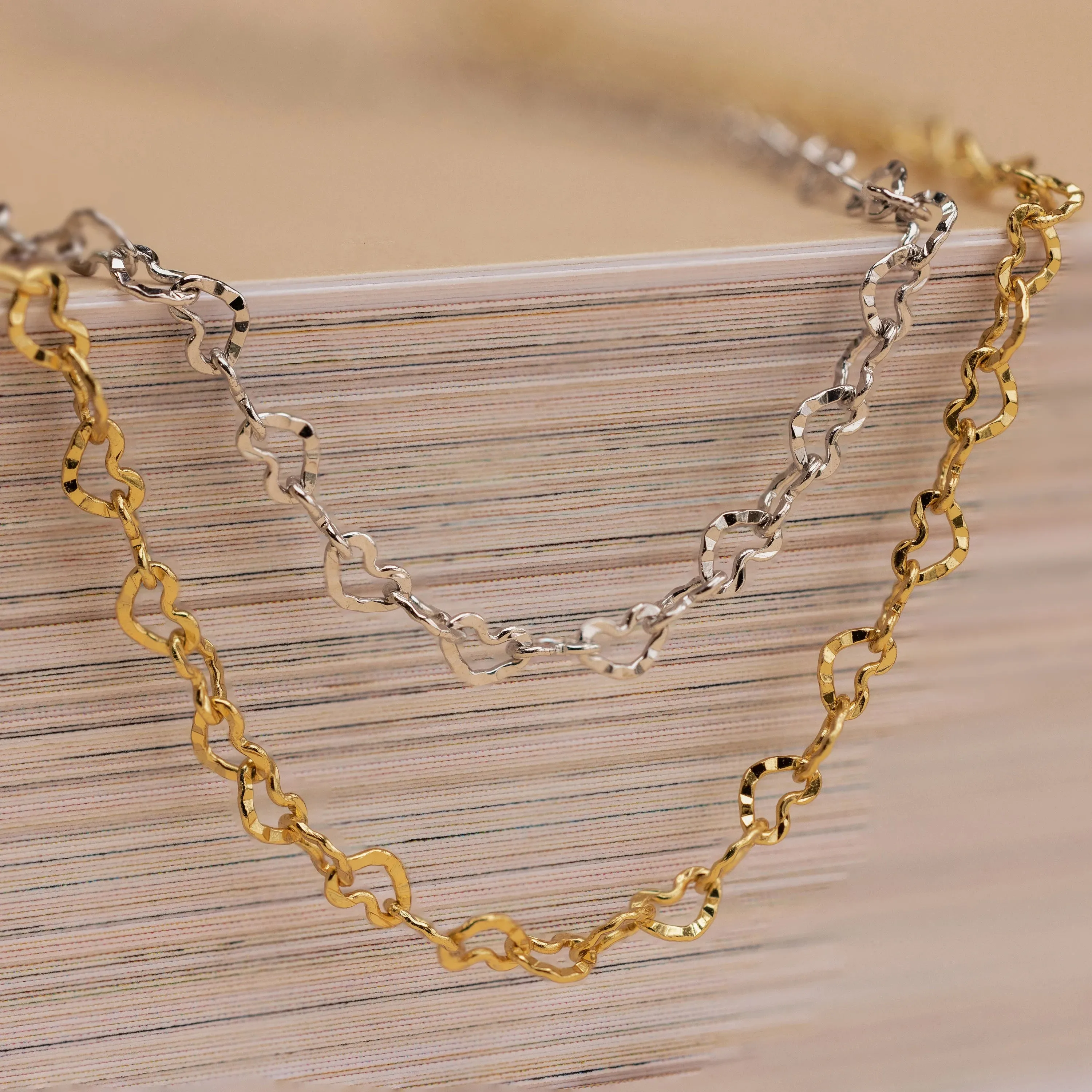 Heart Link Chain Necklace