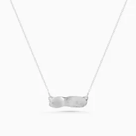 Impression Bar Necklace | Silver