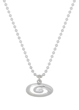 Infinity Charm Necklace in Silver