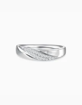 LVC Purete Allure Diamond Wedding Band in Platinum