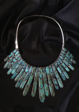 MARTI TURQUOISE STATEMENT NECKLACE