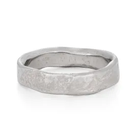 Stone Medium Ring Platinum