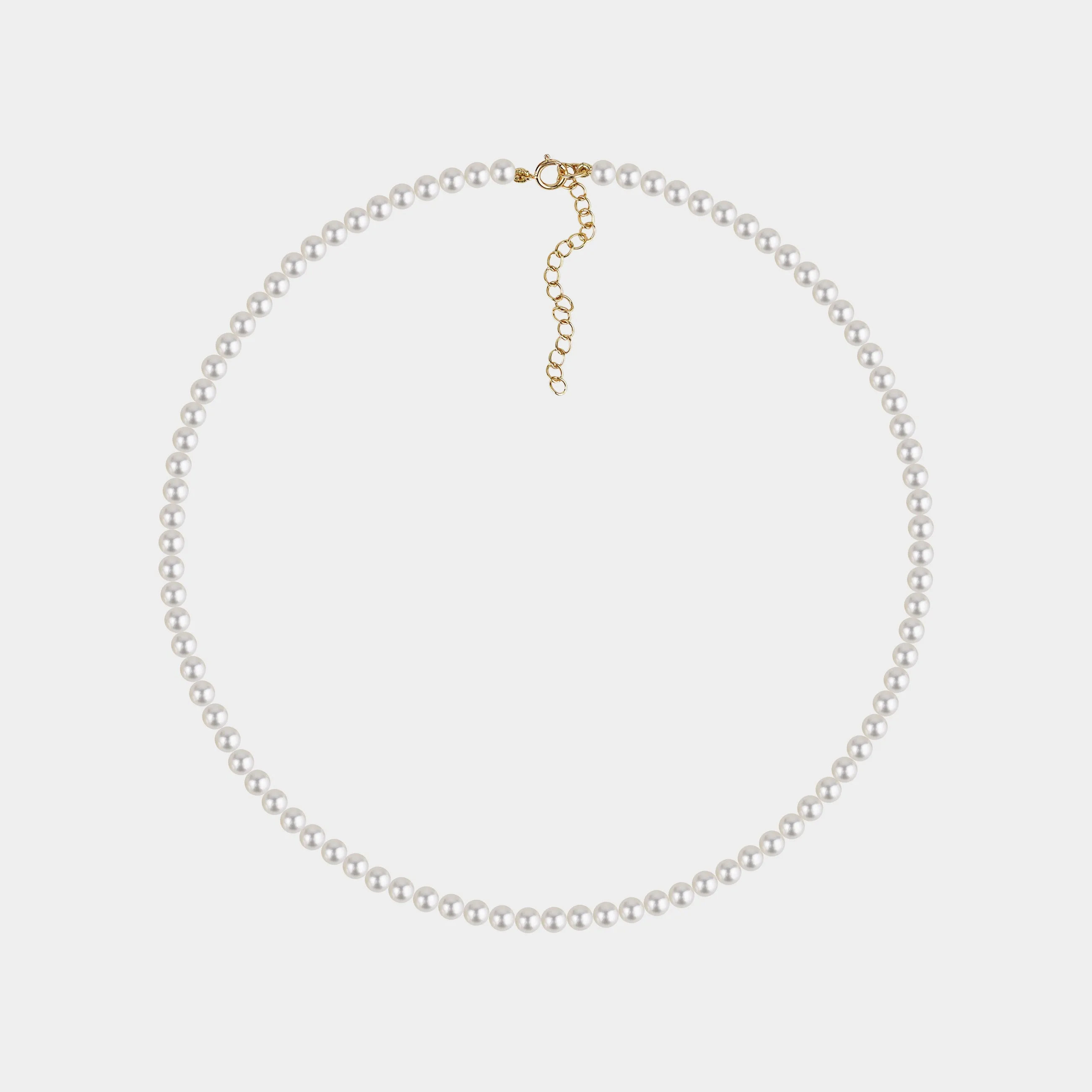 THE TINY ROUND PEARL NECKLACE