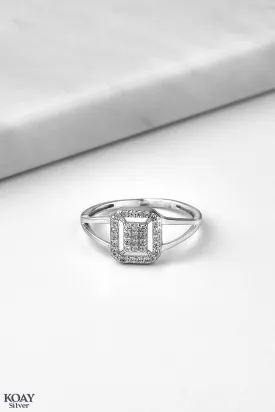 Zircon (073-Square) Ring